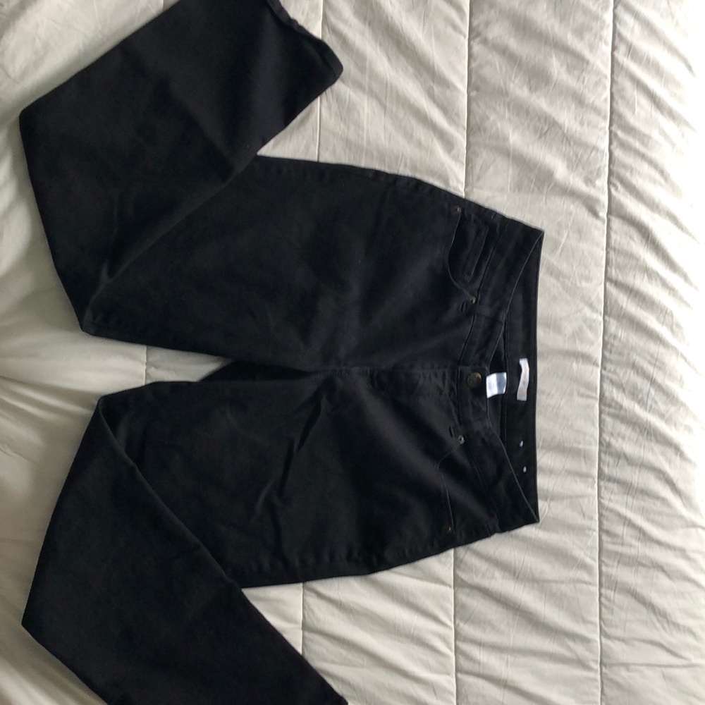 Westport black jeans, straight-leg fit, curvy.
